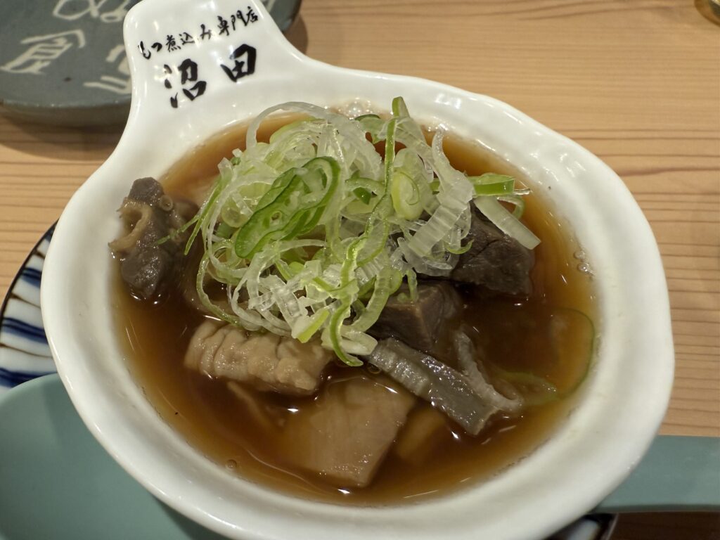 もつ煮込み醤油仕立て