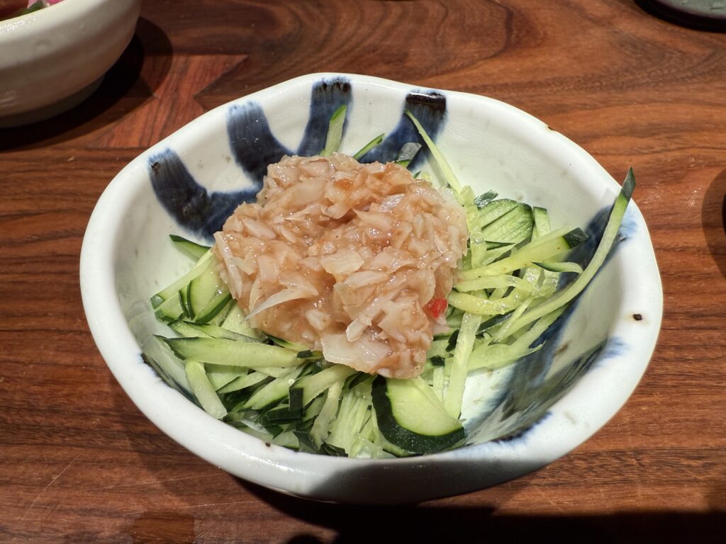 鳥軟骨の梅あえ