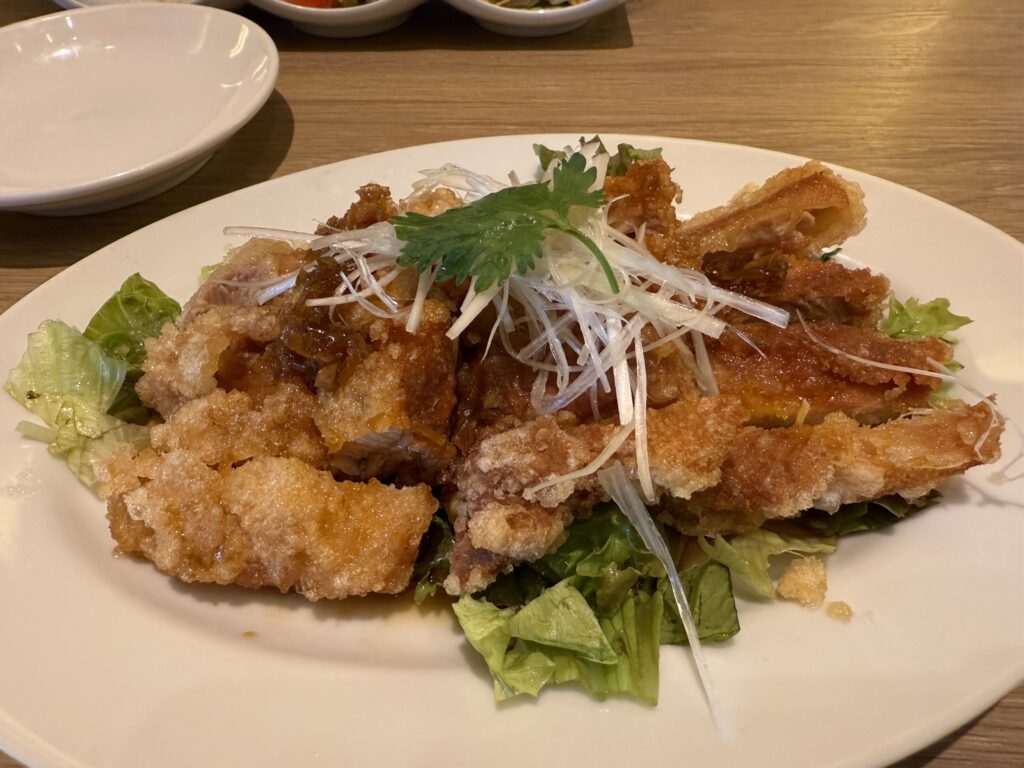 鶏肉のユウリンソース