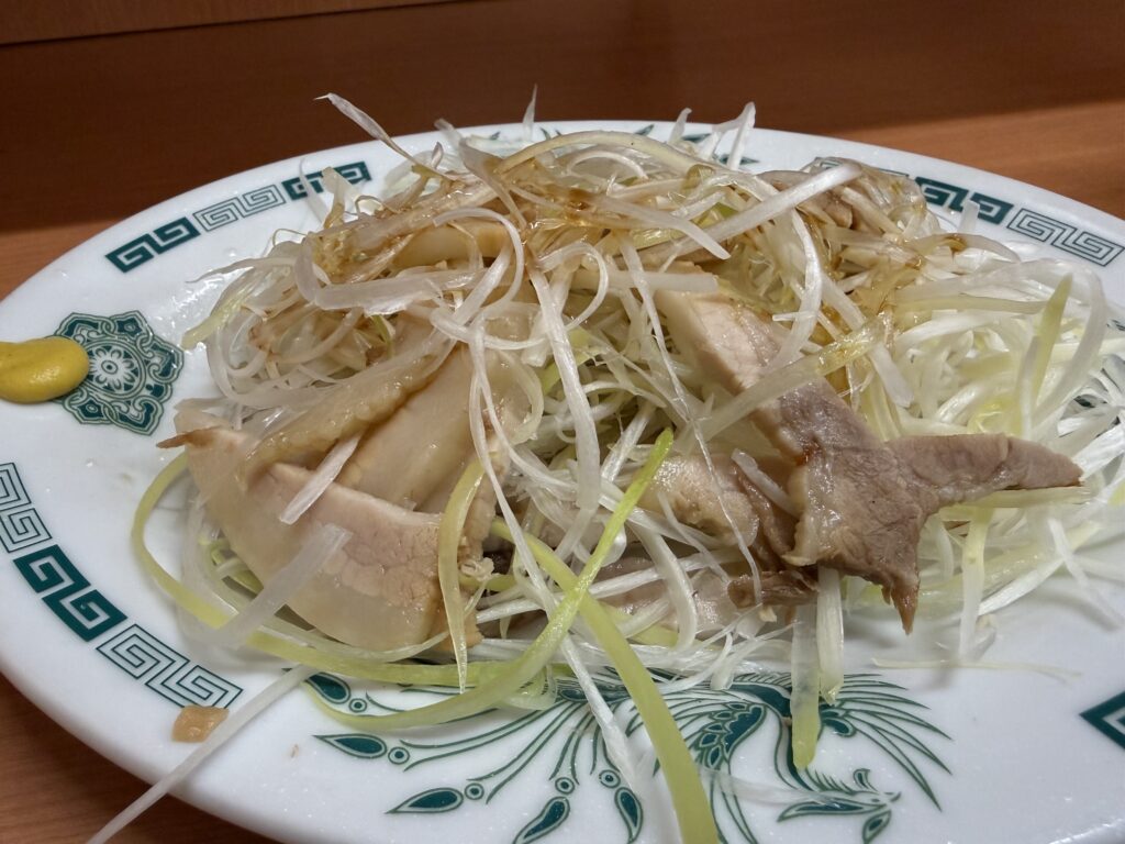 おつまみネギチャーシュー